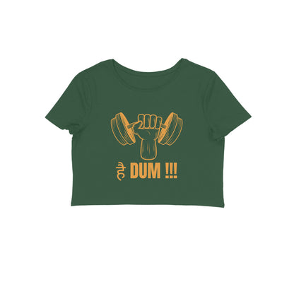 Motivation Hai Dum - Women's Croptops