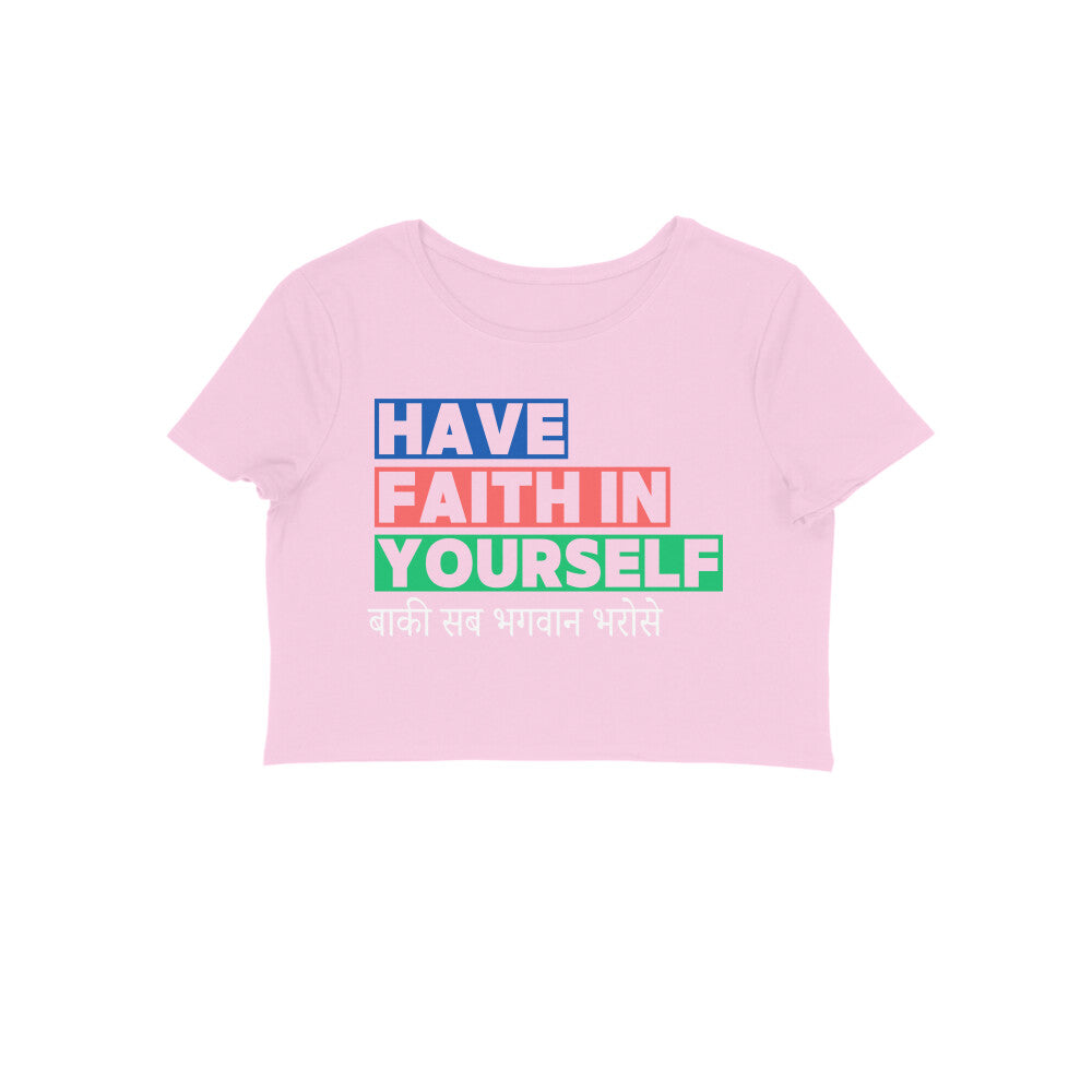 Have Faith - Women's Croptops