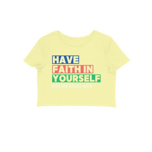 Have Faith - Women's Croptops