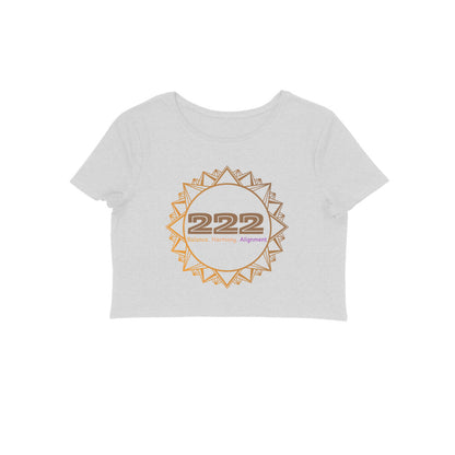 Spiritual 222 Women's Croptops