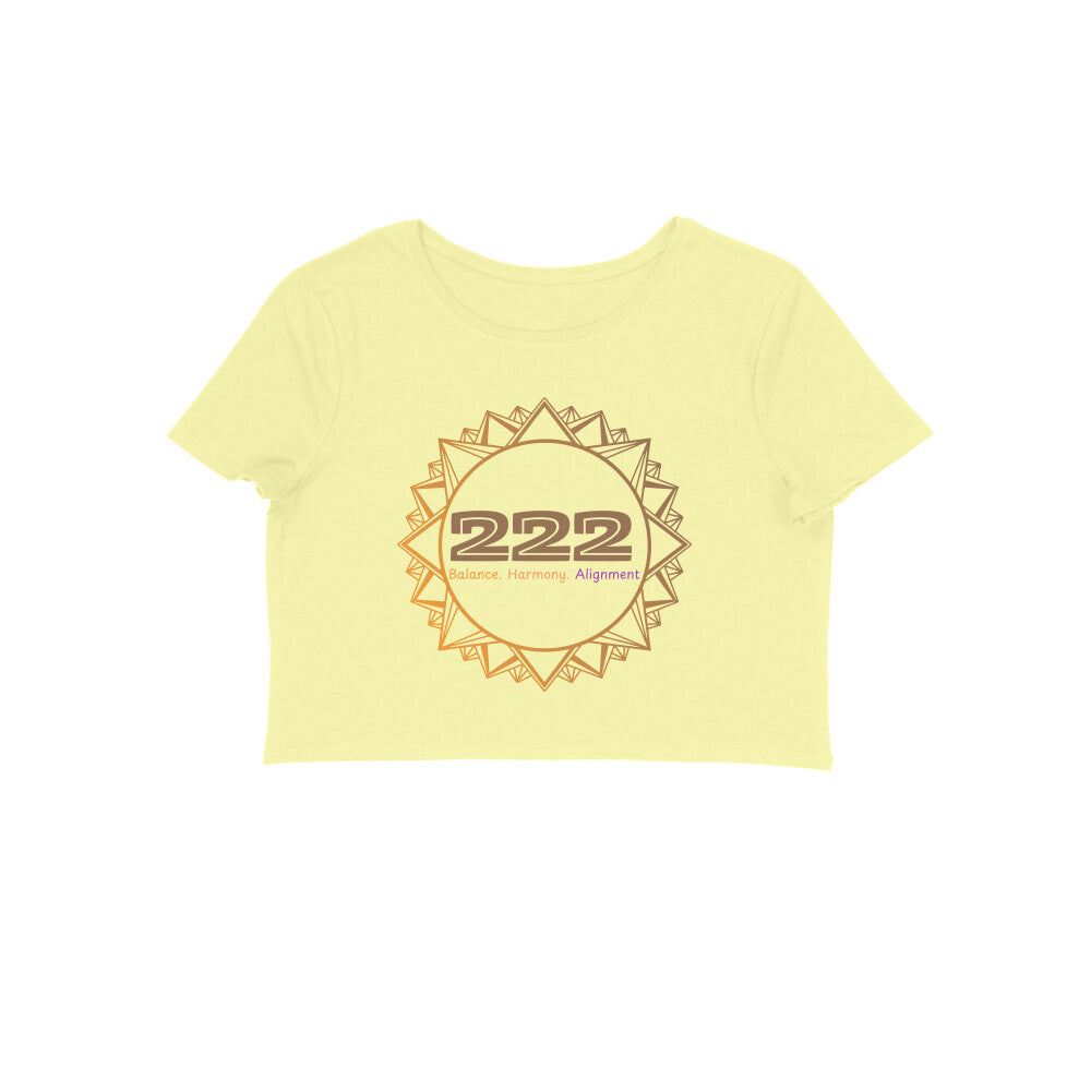 Spiritual 222 Women's Croptops