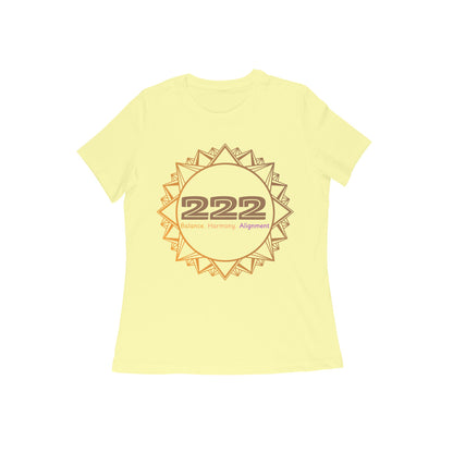 Spiritual 222 Women's Half Sleeve Tshirt