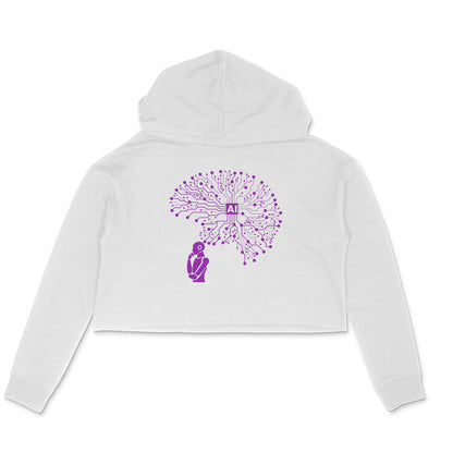 Artificial Intelligence Network - Women's Crop Hoodie