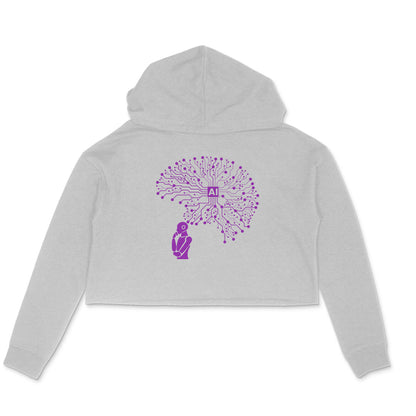 Artificial Intelligence Network - Women's Crop Hoodie