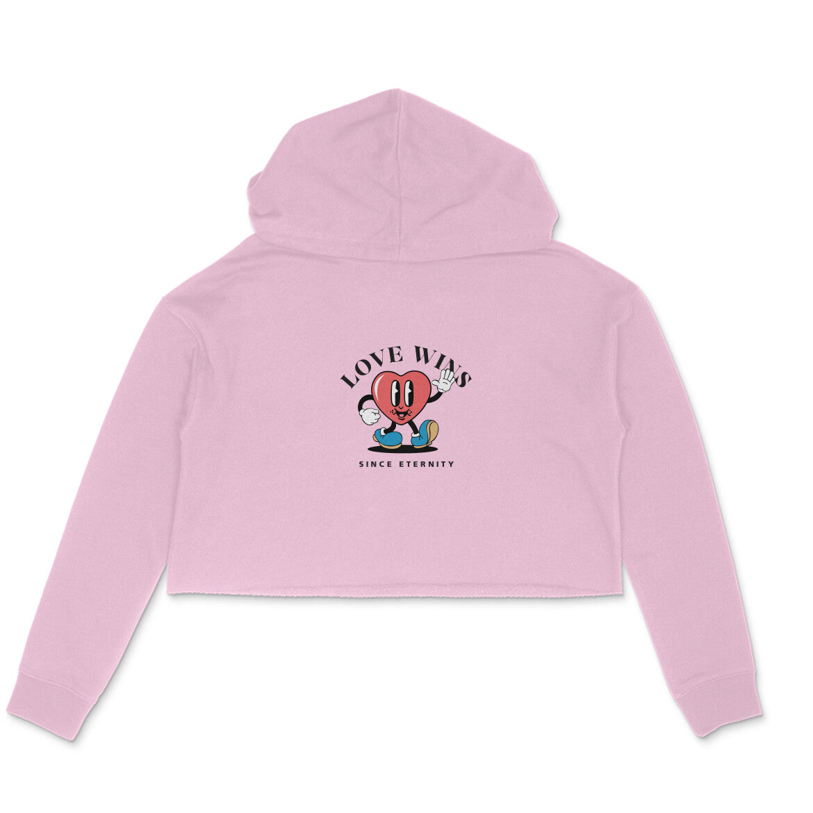 Love Wins - Women's Crop Hoodie