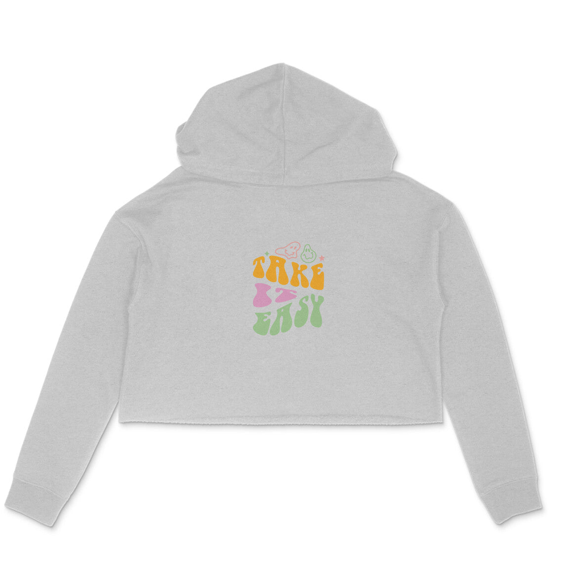 Take It Easy - Women's Crop Hoodies