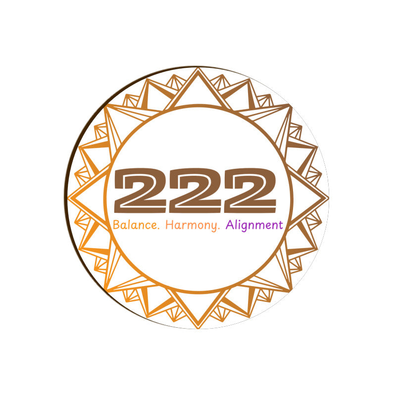 Spiritual 222 Coasters Rounded