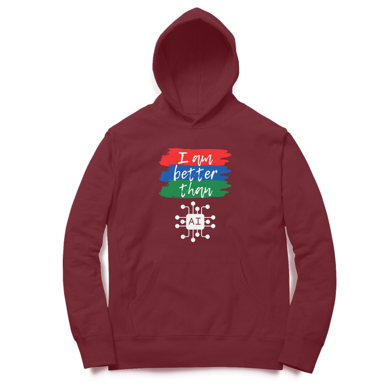 I am better than AI - Men's Hoodies