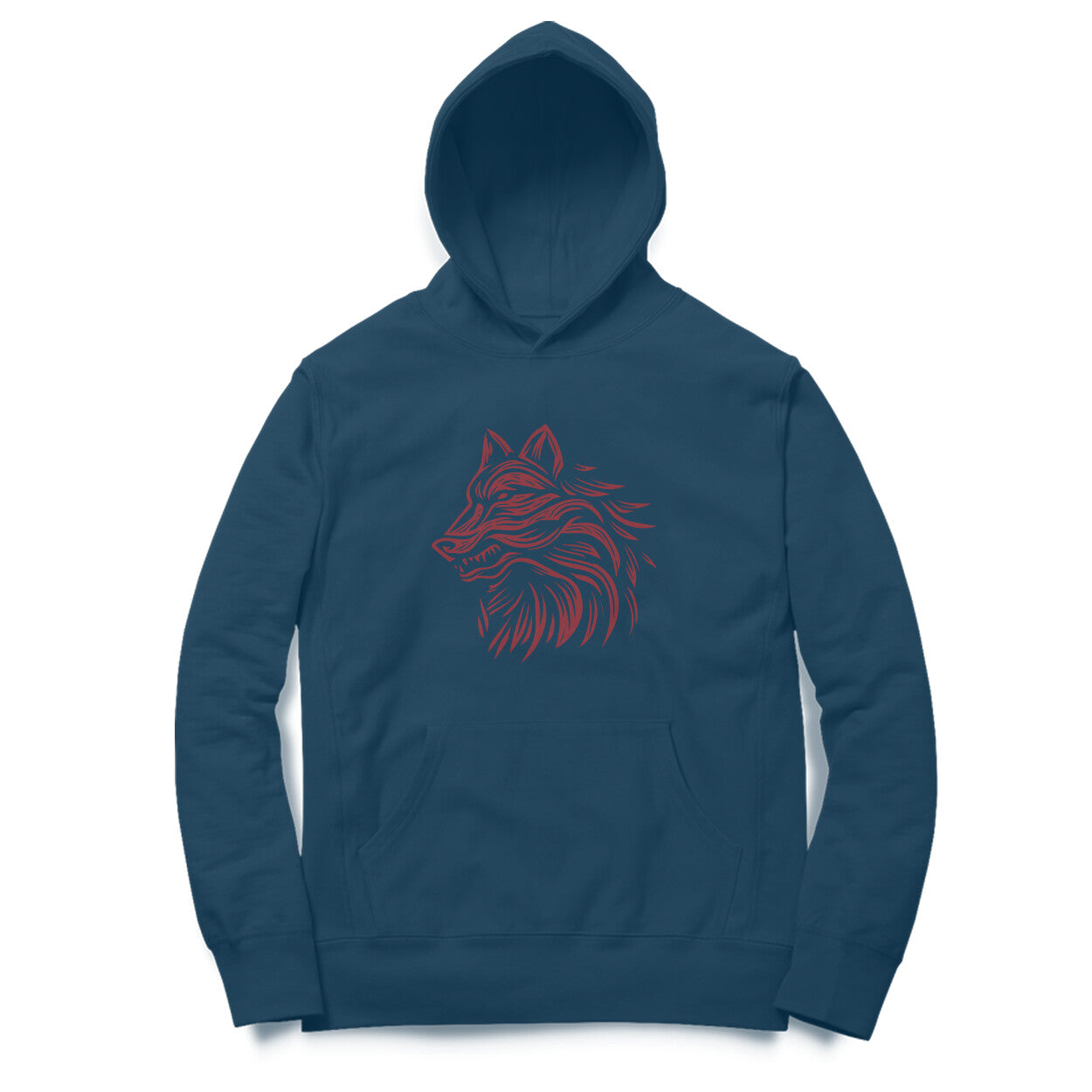 Fearless Oversized Unisex Hoodie - The Wolf Collection