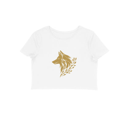 Golden Wolf Croptop - The Wolf Collection