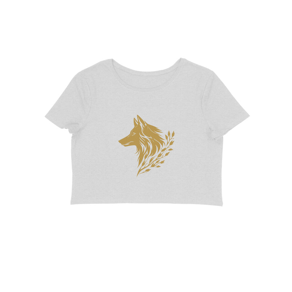 Golden Wolf Croptop - The Wolf Collection