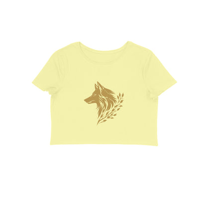 Golden Wolf Croptop - The Wolf Collection