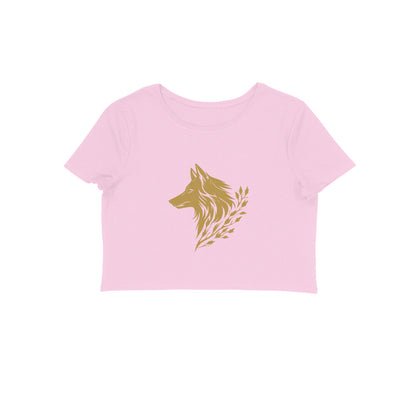 Golden Wolf Croptop - The Wolf Collection